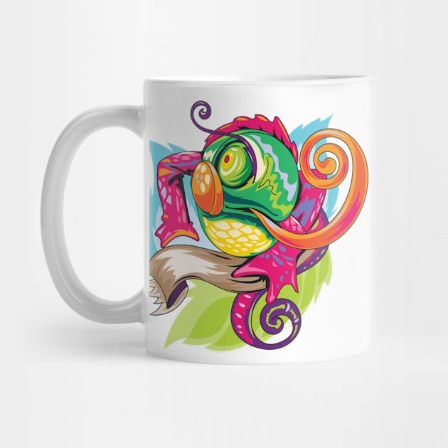 Funky Chameleon by NeoHues